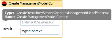 vCAC Workflow Designer mgmtContext