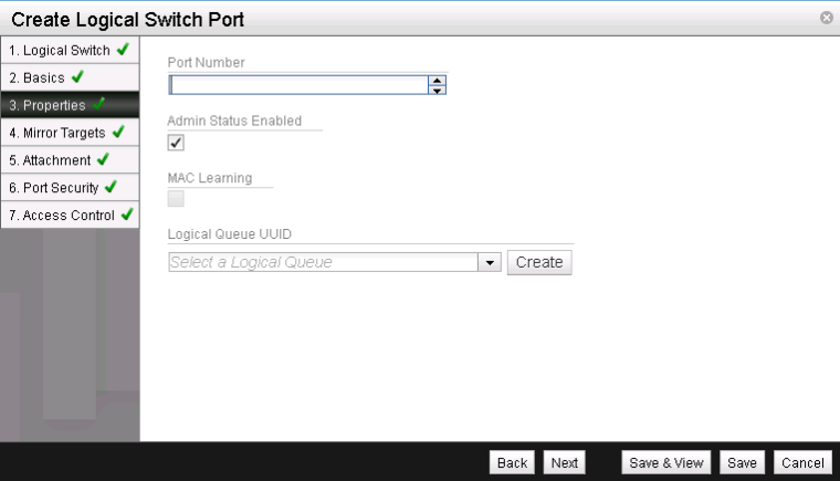 NSX L2 VTEP Gateway - Create Logical Switch Port 3