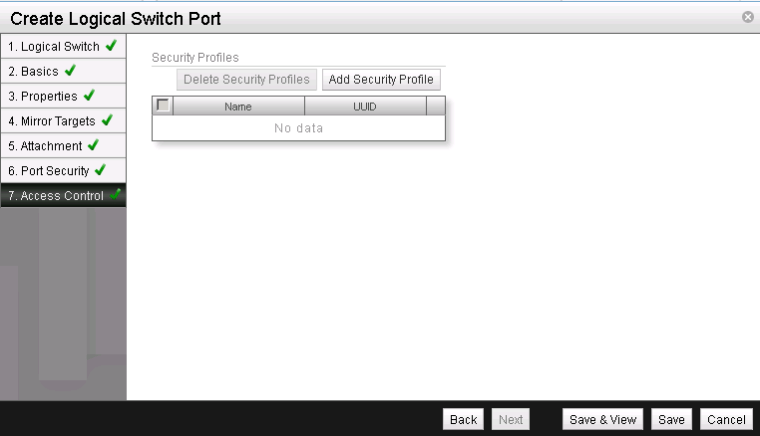 NSX L2 VTEP Gateway - Create Logical Switch Port 7