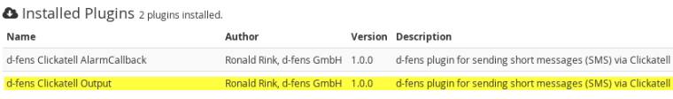 Installed Graylog Output Plugin