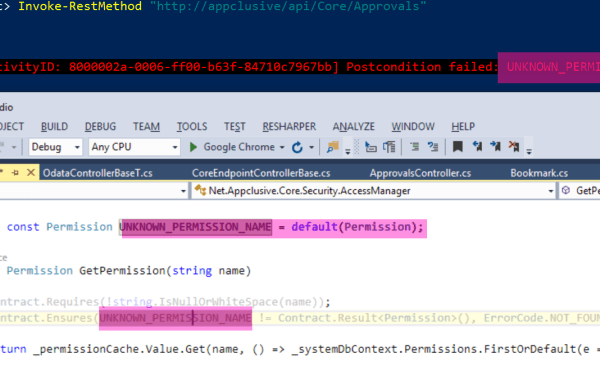 CodeContract error message
